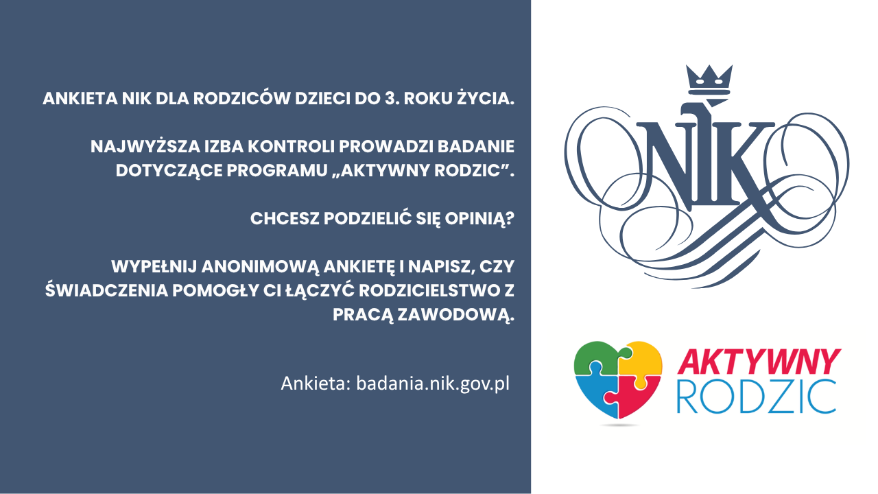Najwyższa Izba Kontroli zaprasza rodziców do udz